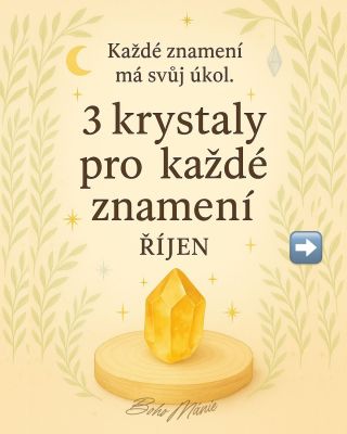 🍂 Kameny na říjen pro všech 12 znamení 🍂 👉 Napiš do komentáře 🔥 a pošleme ti odkaz na celý článek pro všechna znamení....
