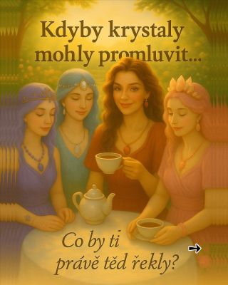💫 Krystaly si dnes daly odpolední čaj a trochu se rozpovídaly… ☕💎 Každý z nich má svůj příběh — a možná i vzkaz právě pro...